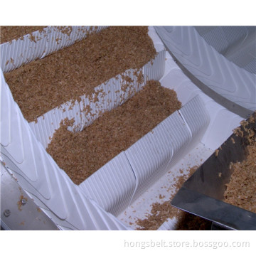 Tobacco Industry Scoop Flight Modular Conveyor Belt